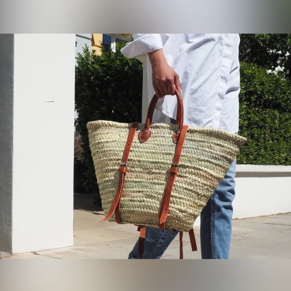 Franki Resort Straw Basket Backpack - Picture 6 of 7